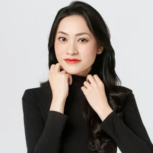 a woman wearing black clothes